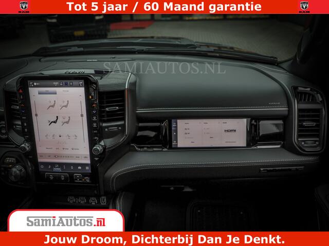 Dodge 1500 Ram COBRA EDITION | Limited Night High Output 540HP 706Nm | Massage + Full Option | De Meest Luxe en Volle Pick-Up in zijn Klasse | Comfortabele Dubbele Cabine met Royale 5 Zitplaatsen | BPM vrij | Nu Leverbaar uit Voorraad | Voorraad Nr 2292 - 5178 | Cob