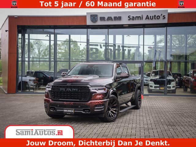 Dodge 1500 Ram COBRA EDITION | Limited Night High Output 540HP 706Nm | Massage + Full Option | De Meest Luxe en Volle Pick-Up in zijn Klasse | Comfortabele Dubbele Cabine met Royale 5 Zitplaatsen | BPM vrij | Nu Leverbaar uit Voorraad | Voorraad Nr 2292 - 5178 | Cob