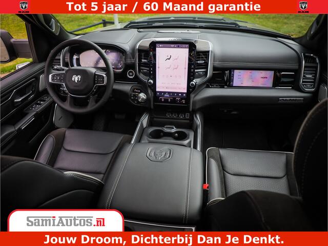Dodge 1500 RAM Night Premium | Full Option | De Meest Luxe Pick-Up in zijn Klasse | Comfortabele Dubbele Cabine met Royale 5 Zitplaatsen | BPM vrij | Nu Leverbaar uit Voorraad | Voorraad Nr 2215 - 4984