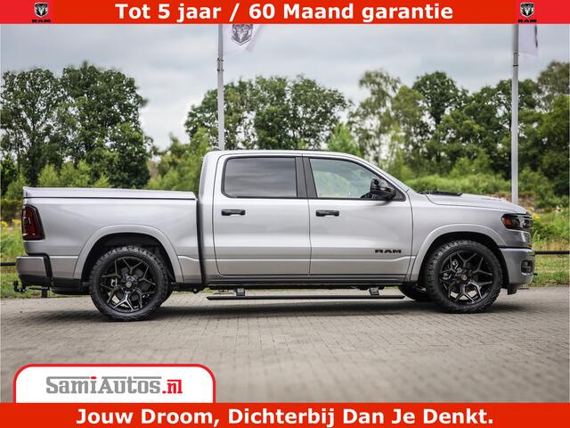 Dodge 1500 RAM Night Premium | Full Option | De Meest Luxe Pick-Up in zijn Klasse | Comfortabele Dubbele Cabine met Royale 5 Zitplaatsen | BPM vrij | Nu Leverbaar uit Voorraad | Voorraad Nr 2215 - 4984