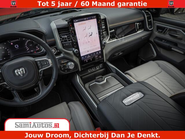 Dodge 1500 Ram Tungsten | De Meest Luxe Pick-Up op de Markt | 540 Pk 706 Nm | Exclusieve en Kracht | Comfortabele Dubbele Cabine met Royale 5 Zitplaatsen | BPM vrij | Nu Leverbaar uit Voorraad | Voorraad Nr 2321 - 8586