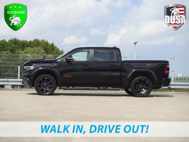 Dodge 1500 RAM LIMITED 1500 | LIMITED | 5.7L HEMI V8 | Crew Cab | 4x4 Tuff 22 inch | Fender Flares | Striping | Multi Tailgate | FULL Nieuw Binnen