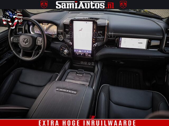 Dodge 1500 Ram Limited Night High Output 540HP 706Nm | Massage + Full Option | De Meest Luxe en Volle Pick-Up in zijn Klasse | Comfortabele Dubbele Cabine met Royale 5 Zitplaatsen | BPM vrij | Nu Leverbaar uit Voorraad | Voorraad Nr 2320 - 5138
