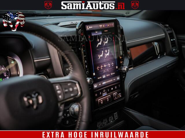 Dodge 1500 Ram Limited Night High Output 540HP 706Nm | Massage + Full Option | De Meest Luxe en Volle Pick-Up in zijn Klasse | Comfortabele Dubbele Cabine met Royale 5 Zitplaatsen | BPM vrij | Nu Leverbaar uit Voorraad | Voorraad Nr 2350 - 5181