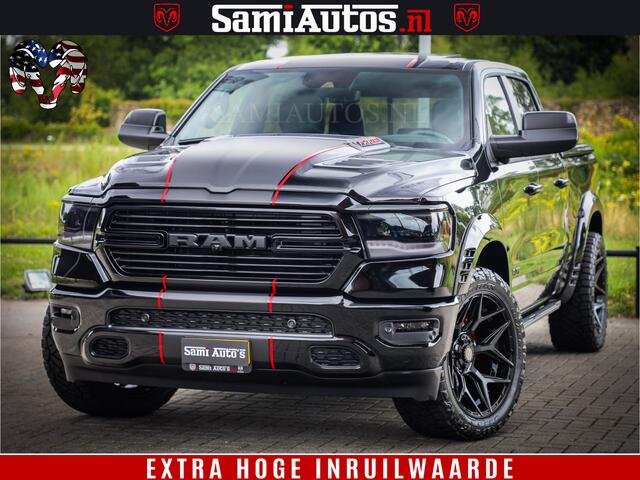 Dodge 1500 RAM GT EDITION | 5.7 V8 HEMI | VIRTUAL COCKPIT | HEAD-UP | ADAPTIVE CRUISE | 360 CAMERA | TRX PACK | Comfortabele Dubbele Cabine met Royale 5 Zitplaatsen | BPM vrij BPM vrij | Nu Leverbaar uit Voorraad | Voorraad Nr 2436
