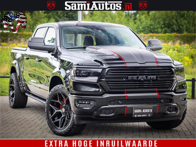 Dodge 1500 RAM GT EDITION | 5.7 V8 HEMI | VIRTUAL COCKPIT | HEAD-UP | ADAPTIVE CRUISE | 360 CAMERA | TRX PACK | Comfortabele Dubbele Cabine met Royale 5 Zitplaatsen | BPM vrij BPM vrij | Nu Leverbaar uit Voorraad | Voorraad Nr 2436