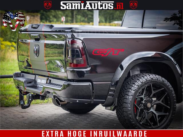 Dodge 1500 RAM GT EDITION | 5.7 V8 HEMI | VIRTUAL COCKPIT | HEAD-UP | ADAPTIVE CRUISE | 360 CAMERA | TRX PACK | Comfortabele Dubbele Cabine met Royale 5 Zitplaatsen | BPM vrij BPM vrij | Nu Leverbaar uit Voorraad | Voorraad Nr 2436