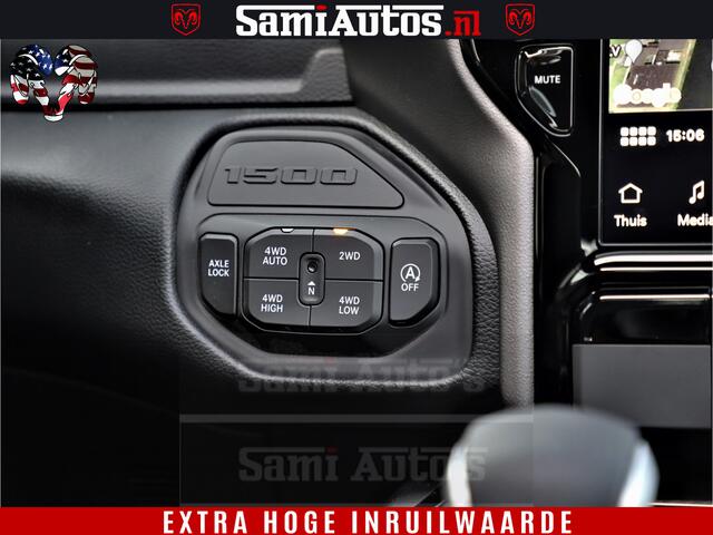Dodge 1500 RAM GT EDITION | 5.7 V8 HEMI | VIRTUAL COCKPIT | HEAD-UP | ADAPTIVE CRUISE | 360 CAMERA | TRX PACK | Comfortabele Dubbele Cabine met Royale 5 Zitplaatsen | BPM vrij BPM vrij | Nu Leverbaar uit Voorraad | Voorraad Nr 2436