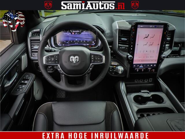 Dodge 1500 RAM Night Premium | Full Option | De Meest Luxe Pick-Up in zijn Klasse | Comfortabele Dubbele Cabine met Royale 5 Zitplaatsen | BPM vrij | Nu Leverbaar uit Voorraad | Voorraad Nr 2200 - 0886