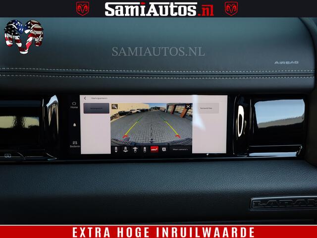 Dodge 1500 RAM Night Premium | Full Option | De Meest Luxe Pick-Up in zijn Klasse | Comfortabele Dubbele Cabine met Royale 5 Zitplaatsen | BPM vrij | Nu Leverbaar uit Voorraad | Voorraad Nr 2200 - 0886