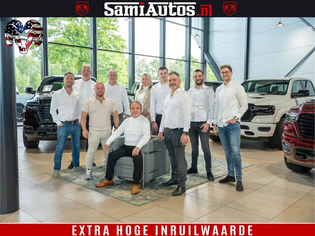 Dodge 1500 RAM GEEN MEERPRIJS | ALL IN | HELLCAT WHEELS | WIDE BODY | Laramie Night | 420Pk 636 Nn | Extra Groot Scherm + Passagiers Scherm | Comfortabele Dubbele Cabine met Royale 5 Zitplaatsen | Nu Leverbaar uit Voorraad | Voorraad Nr 2223 - 5047