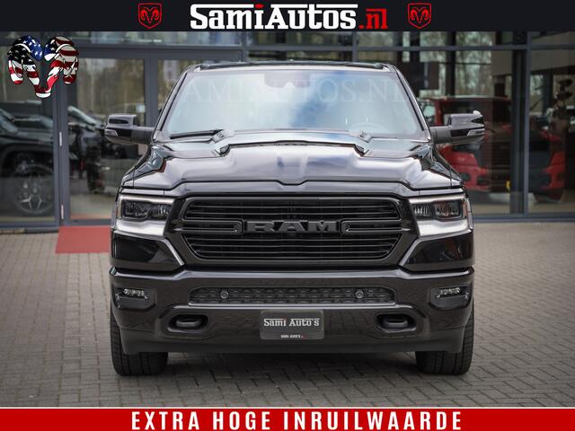 Dodge 1500 Ram BLACK EDITION | 4X4 5.7 V8 | PRINS LPG | CAMERA | APPLE CARPLAY | 3500KG | 22INCH NIGHT | FULL LED | ADAPTIVE CRUISE | MEMORY SEATS | LEDER | DUBBELE CABINE | CREWCAB