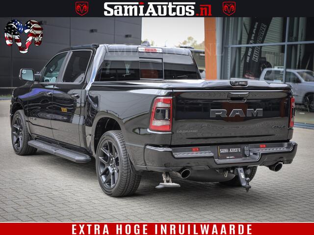 Dodge 1500 Ram BLACK EDITION | 4X4 5.7 V8 | PRINS LPG | CAMERA | APPLE CARPLAY | 3500KG | 22INCH NIGHT | FULL LED | ADAPTIVE CRUISE | MEMORY SEATS | LEDER | DUBBELE CABINE | CREWCAB