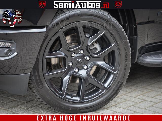 Dodge 1500 Ram SPORT BLACK EDITION | 4X4 5.7 V8 | VOL OPTIETS | 360 CAMERA | APPLE CARPLAY | 3500KG | 22INCH NIGHT | FULL LED | ADAPTIVE CRUISE | MEMORY SEATS | LEDER | DUBBELE CABINE | CREWCAB