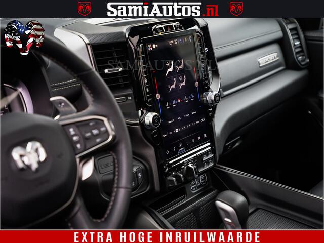 Dodge 1500 RAM GT EDITION | TRX PACK | VIRTUAL COCKPIT | HEAD-UP | ADAPTIVE CRUISE | 360 CAMERA | 5.7 HEMI V8 402PK | 4X4 | Comfortabele Dubbele Cabine met Royale 5 Zitplaatsen | BPM vrij | Nu Leverbaar uit Voorraad | Voorraad Nr 2437