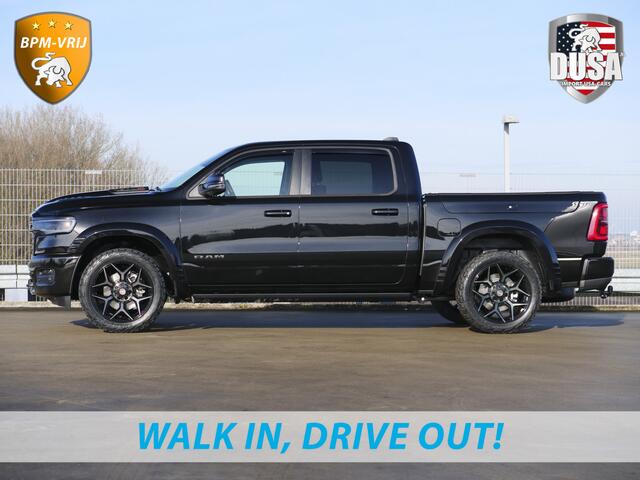 Dodge 1500 RAM | | Limited | Night | 3.0L Twin-Turbo I6 | High Output | BPM-VRIJ | Passenger Display | 14,4 Touch Screen | Harman Kardon | RAMBOX Getoonde accessoires zijn verkrijgbaar tegen meerprijs