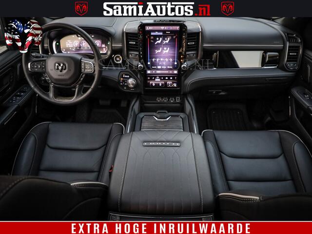 Dodge 1500 Ram Limited Night High Output 540HP 706Nm | Massage + Full Option | De Meest Luxe en Volle Pick-Up in zijn Klasse | Comfortabele Dubbele Cabine met Royale 5 Zitplaatsen | BPM vrij | Nu Leverbaar uit Voorraad | Voorraad Nr 2350 - 5181