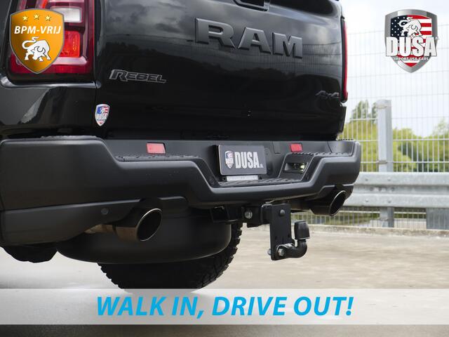 Dodge 1500 RAM | | Rebel | Night | 4x4 | Crew Cab | 3.0L Twin-turbo I6 | BPM-VRIJ | LPG | 10,2 inch Passenger Screen | Harman Kardon | Getoonde accessoires zijn verkrijgbaar tegen meerprijs