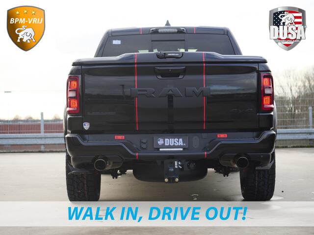 Dodge 1500 RAM | | Laramie | Premium Night | 3.0L I6 Hurricane | 4X4 | BPM-VRIJ | BPM-VRIJ | Niveau regeling | Passenger Display | Getoonde accessoires zijn verkrijgbaar tegen meerprijs