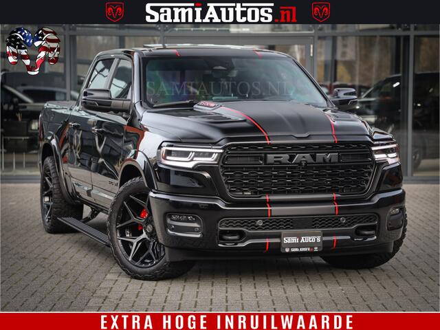 Dodge 1500 Ram Limited High Output 540HP 706Nm | Massage + Full Option | De Meest Luxe en Volle Pick-Up in zijn Klasse | Comfortabele Dubbele Cabine met Royale 5 Zitplaatsen | HULK PACK MEERPRIJS | Voorraad Nr 2318 - 5415