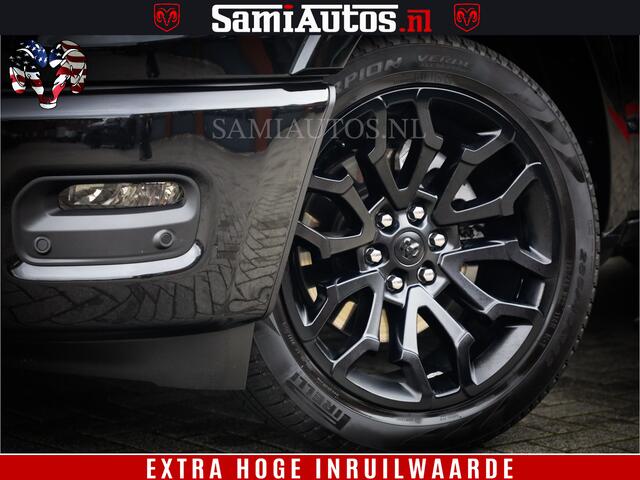 Dodge 1500 Ram Limited Demo Night High Output 540HP 706Nm | Massage + Full Option | De Meest Luxe en Volle Pick-Up in zijn Klasse | Comfortabele Dubbele Cabine met Royale 5 Zitplaatsen | BPM vrij | Nu Leverbaar uit Voorraad | Voorraad Nr 2263 - V76JVF