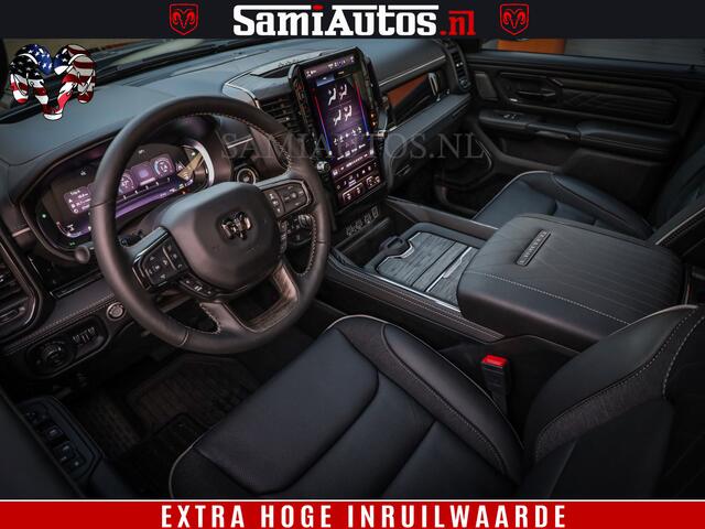 Dodge 1500 Ram Limited Night High Output 540HP 706Nm | Massage + Full Option | De Meest Luxe en Volle Pick-Up in zijn Klasse | Comfortabele Dubbele Cabine met Royale 5 Zitplaatsen | BPM vrij | Nu Leverbaar uit Voorraad | Voorraad Nr 2320 - 5138