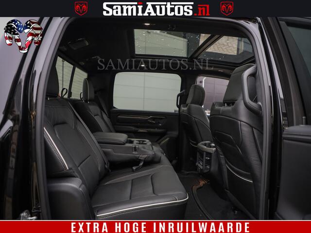 Dodge 1500 Ram Limited Night High Output 540HP 706Nm | Massage + Full Option | De Meest Luxe en Volle Pick-Up in zijn Klasse | Comfortabele Dubbele Cabine met Royale 5 Zitplaatsen | BPM vrij | Nu Leverbaar uit Voorraad | Voorraad Nr 2300 - 7689