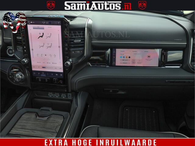 Dodge 1500 Ram Limited Night High Output 540HP 706Nm | Massage + Full Option | De Meest Luxe en Volle Pick-Up in zijn Klasse | Comfortabele Dubbele Cabine met Royale 5 Zitplaatsen | BPM vrij | Nu Leverbaar uit Voorraad | Voorraad Nr 2326 - 5169
