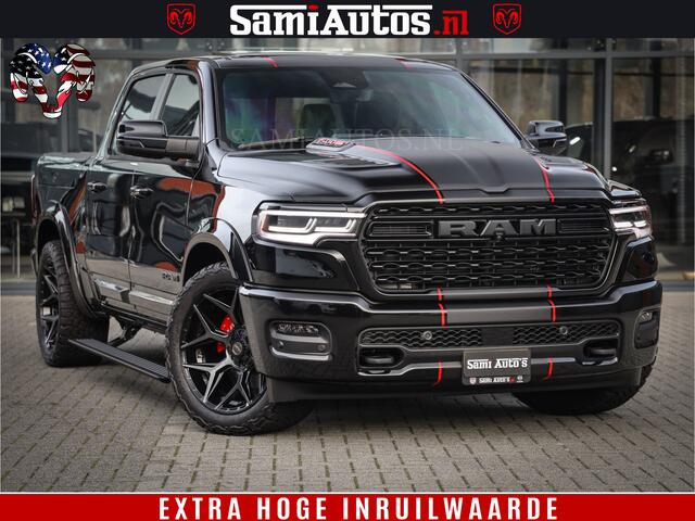 Dodge 1500 Ram 540 PK Limited High Output 706Nm | Massage + Full Option | De Meest Luxe en Volle Pick-Up in zijn Klasse | Comfortabele Dubbele Cabine met Royale 5 Zitplaatsen | HULK PACK MEERPRIJS | Voorraad Nr 2333 - 5129