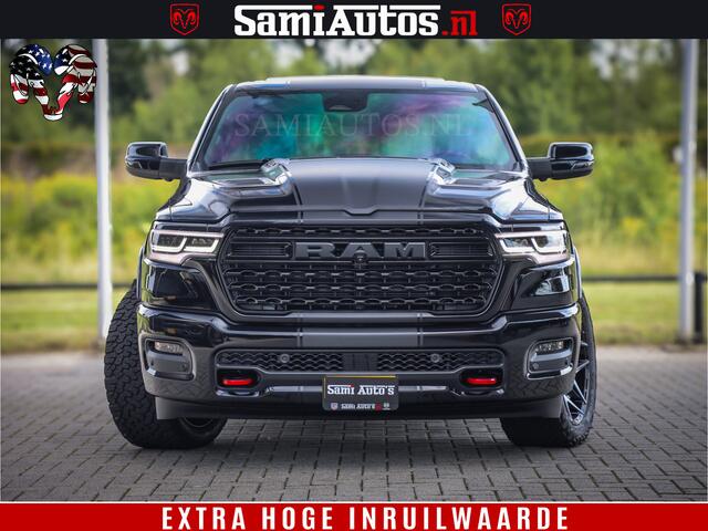 Dodge 1500 Ram Limited Night High Output 540HP 706Nm | Massage + Full Option | De Meest Luxe en Volle Pick-Up in zijn Klasse | Comfortabele Dubbele Cabine met Royale 5 Zitplaatsen | BPM vrij | Nu Leverbaar uit Voorraad | Voorraad Nr 2367 - 5430