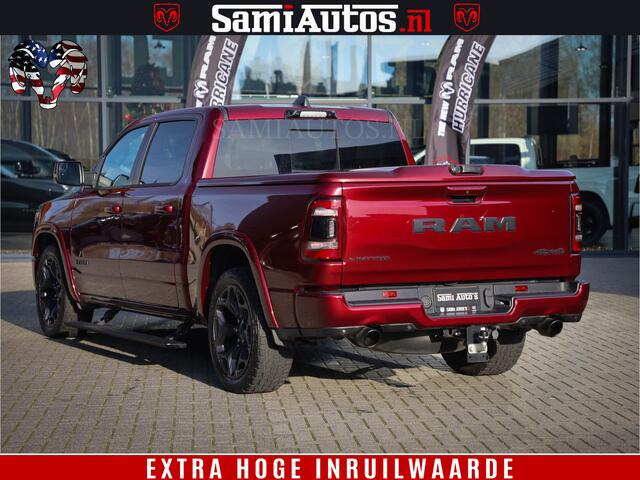 Dodge 1500 Ram Limited Night | Hemi 5.7 V8 4x4 | BOM VOL | Delmonico Red | Top Staat | Crew Cab | Dubbele Cabine | DC | 5 Persoons |