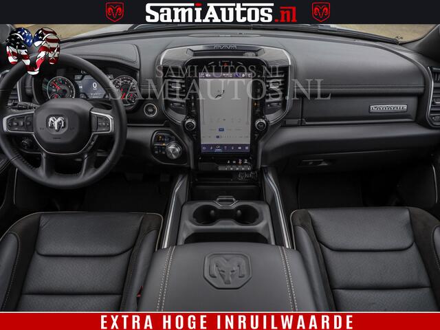 Dodge 1500 Ram Laramie Sport | V8 5,7 402 HP | Krachtige Hemi | Panorama Dak | 12' Scherm | Comfortabele Dubbele Cabine met Royale 5 Zitplaatsen | BPM vrij | Nu Leverbaar uit Voorraad | Voorraad Nr 2527-641273