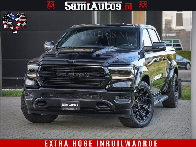 Dodge 1500 Ram Laramie Hemi 5.7 V8 4x4 Crew Cab DC | Panorama Dak | 12' Grootscherm | Comfortabele Dubbele Cabine met Royale 5 Zitplaatsen | Voorraad Nr 2521-41242