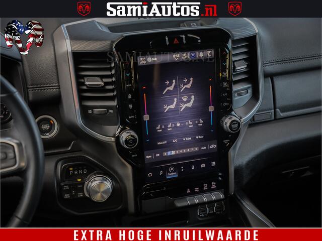 Dodge 1500 Ram Laramie Hemi 5.7 V8 4x4 Crew Cab DC | Panorama Dak | 12' Grootscherm | Comfortabele Dubbele Cabine met Royale 5 Zitplaatsen | Voorraad Nr 2521-41242