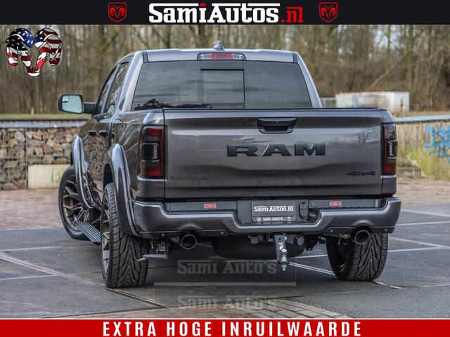 Dodge 1500 Ram Laramie Sport 5.7 V8 HEMI 402PK 4x4 | Panorama dak | 12' Scherm |Granite Crystal Metallic | Crew Cab | 5 Persoons | Dubbele Cabine | DC | VOORRAAD NR 2522 - 41248 |