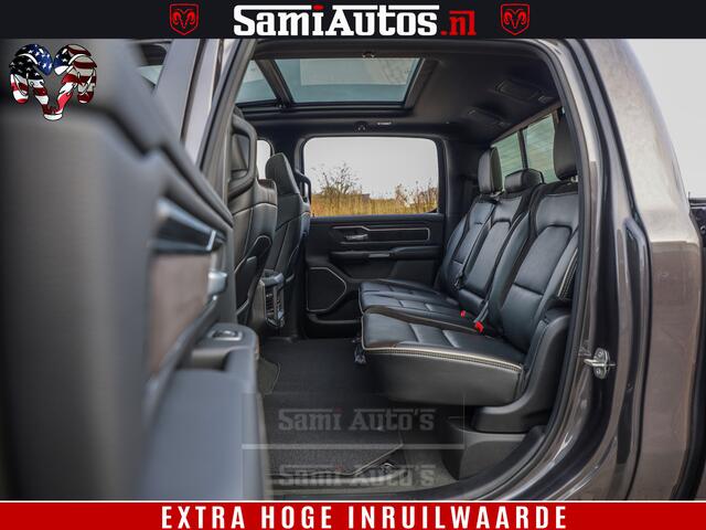 Dodge 1500 Ram Laramie Sport 5.7 V8 HEMI 402PK 4x4 | Panorama dak | 12' Scherm |Granite Crystal Metallic | Crew Cab | 5 Persoons | Dubbele Cabine | DC | VOORRAAD NR 2522 - 41248 |
