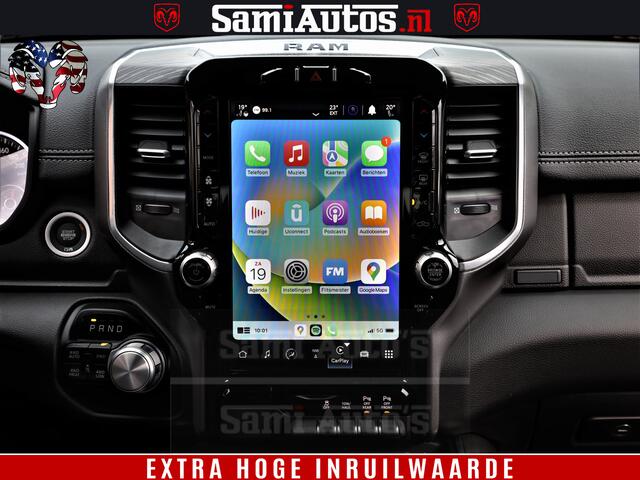 Dodge 1500 Ram Laramie Sport | HEMI 5.7 V8 4x4 | LPG | Grootscherm 12" | LARAMIE PERFORMANCE | ZWART | CREWCAB 5'7 | GRIJSKENTEKEN | DUBBELE CABINE | 5 Persoons | VOORRAAD NR 2528-641276