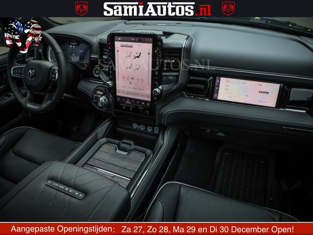 Dodge 1500 Ram Limited Night High Output 540HP 706Nm | Massage + Full Option | De Meest Luxe en Volle Pick-Up in zijn Klasse | Comfortabele Dubbele Cabine met Royale 5 Zitplaatsen | BPM vrij | Nu Leverbaar uit Voorraad | Voorraad Nr 2324 - 5142