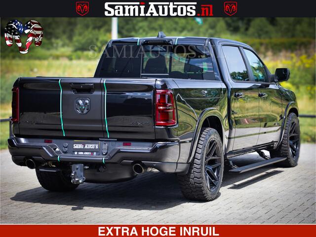Dodge 1500 Ram Limited Night High Output 540HP 706Nm | Massage + Full Option | De Meest Luxe en Volle Pick-Up in zijn Klasse | Comfortabele Dubbele Cabine met Royale 5 Zitplaatsen | BPM vrij | Nu Leverbaar uit Voorraad | Voorraad Nr 2320 - 5138
