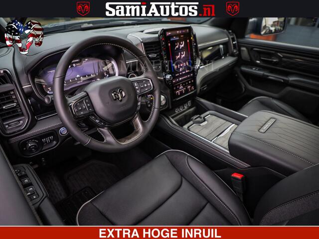 Dodge 1500 Ram Limited Night High Output 540HP 706Nm | Massage + Full Option | De Meest Luxe en Volle Pick-Up in zijn Klasse | Comfortabele Dubbele Cabine met Royale 5 Zitplaatsen | BPM vrij | Nu Leverbaar uit Voorraad | Voorraad Nr 2357 - 5182