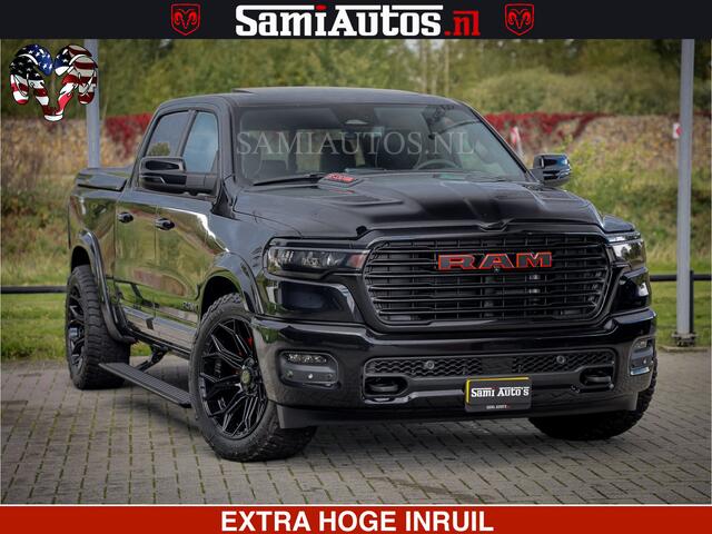Dodge 1500 RAM Night Premium | Full Option | De Meest Luxe Pick-Up in zijn Klasse | Comfortabele Dubbele Cabine met Royale 5 Zitplaatsen | BPM vrij | Nu Leverbaar uit Voorraad | Voorraad Nr 2200 - 0886