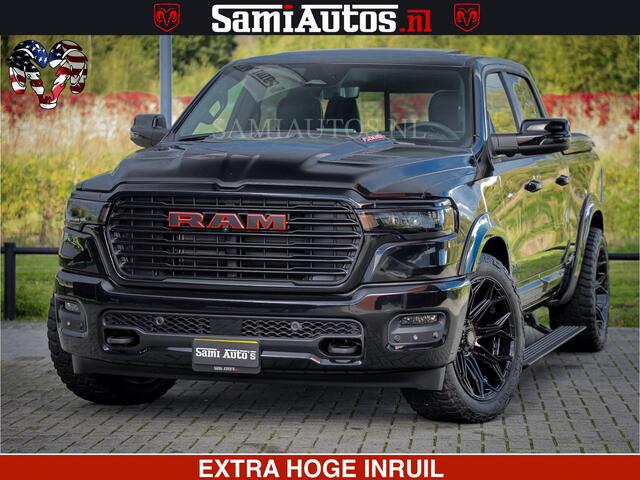 Dodge 1500 RAM Night Premium | Full Option | De Meest Luxe Pick-Up in zijn Klasse | Comfortabele Dubbele Cabine met Royale 5 Zitplaatsen | BPM vrij | Nu Leverbaar uit Voorraad | Voorraad Nr 2200 - 0886