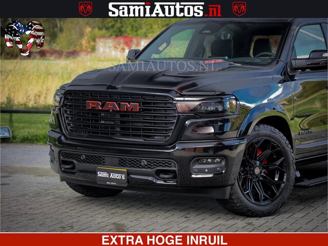 Dodge 1500 RAM Night Premium | Full Option | De Meest Luxe Pick-Up in zijn Klasse | Comfortabele Dubbele Cabine met Royale 5 Zitplaatsen | BPM vrij | Nu Leverbaar uit Voorraad | Voorraad Nr 2200 - 0886