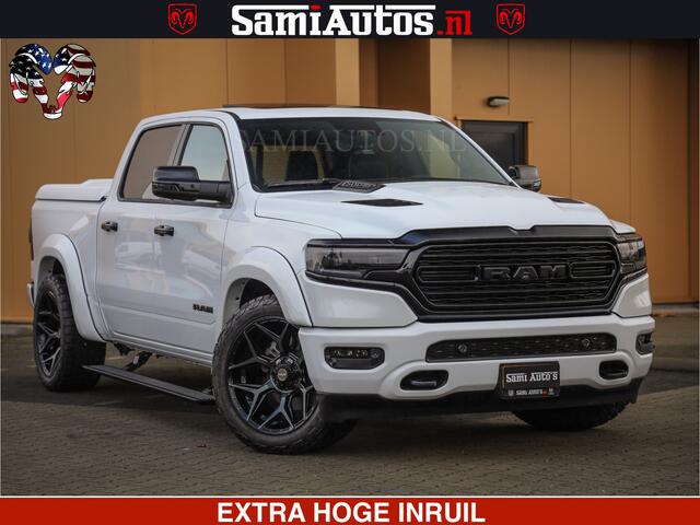 Dodge 1500 Ram Limited Night | 5.7 V8 Hemi Full Option | Comfortabele Dubbele Cabine met Royale 5 Zitplaatsen | De Meest Luxe en Volle Pick-Up in zijn Klasse | BPM vrij | Nu Leverbaar uit Voorraad | Voorraad Nr v45lpr