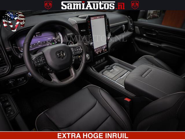 Dodge 1500 Ram Limited Night H.O 540HP 706Nm | Massage + Full Option | De Meest Luxe en Volle Pick-Up in zijn Klasse | Comfortabele Dubbele Cabine met Royale 5 Zitplaatsen | BPM vrij | Nu Leverbaar uit Voorraad | Voorraad Nr 2295 - 8559