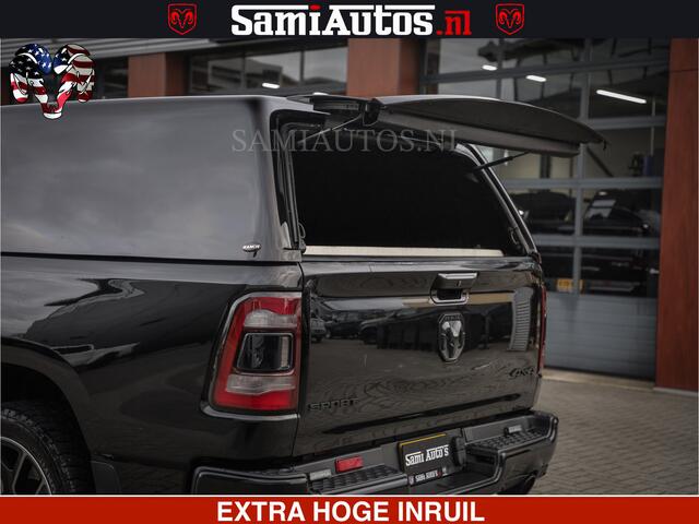 Dodge 1500 Ram SPORT 5.7 V8 HEMI | HUIF | 4x4 | OPEN UITLAAT KLEP | PANORAMA DAK | CREW CAB | 5 PERSOONS DUBBELE CABINE DC | GRIJSKENTEKEN |