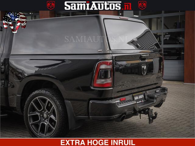 Dodge 1500 Ram SPORT 5.7 V8 HEMI | HUIF | 4x4 | OPEN UITLAAT KLEP | PANORAMA DAK | CREW CAB | 5 PERSOONS DUBBELE CABINE DC | GRIJSKENTEKEN |