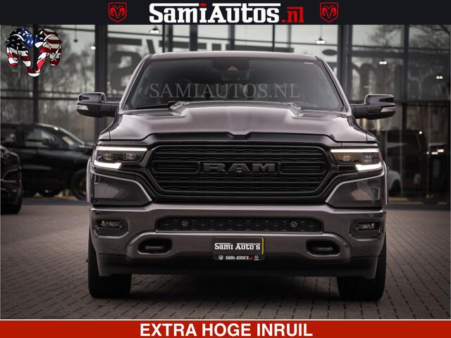 Dodge 1500 Ram LIMITED SPORT | 5.7 V8 HEMI 402PK | MEEST VOLLE LIMITED | PRACHTIGE KLEUR GRANITE CRYSTAL PEARL | CREW CAB | DUBBELE CABINE DC 5 PERSOONS | CREW CAB 5 PERSOONS | DUBBELE CABINE DC | MEEST ROYALE EN COMFORTABELE BEDRIJFSAUTO | HEAD-UP | LUCHTVERING | R