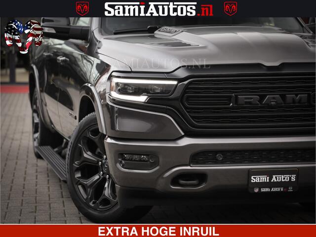 Dodge 1500 Ram LIMITED SPORT | 5.7 V8 HEMI 402PK | MEEST VOLLE LIMITED | PRACHTIGE KLEUR GRANITE CRYSTAL PEARL | CREW CAB | DUBBELE CABINE DC 5 PERSOONS | CREW CAB 5 PERSOONS | DUBBELE CABINE DC | MEEST ROYALE EN COMFORTABELE BEDRIJFSAUTO | HEAD-UP | LUCHTVERING | R
