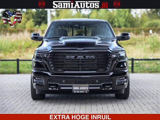 Dodge 1500 RAM Night Premium | Full Option | De Meest Luxe Pick-Up in zijn Klasse | Comfortabele Dubbele Cabine met Royale 5 Zitplaatsen | BPM vrij | Nu Leverbaar uit Voorraad | Voorraad Nr 2285 - 7648